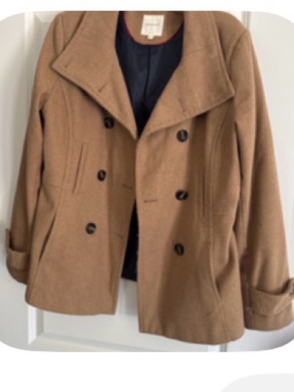 Thread & Supply Camel Peacoat Jacket - Size XL